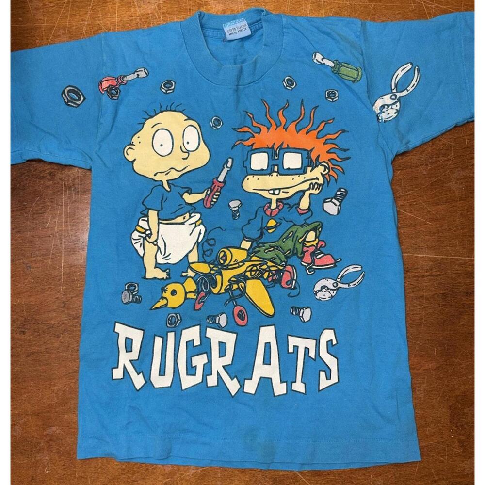 Vtg 1998 The Rugrats Movie Cartoon Youth M/L ? Nickelodeon Promo Shirt Viacom